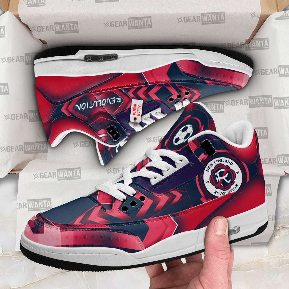 Footwearstorm New England Revolution AJ3 Sneakers Shoes For Men And Women
