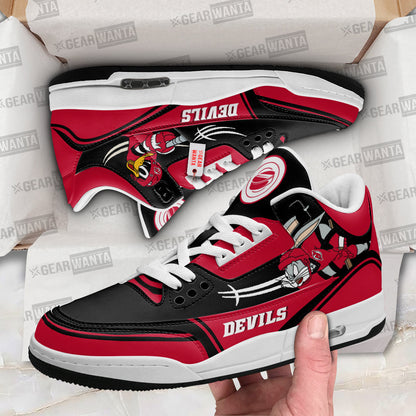 Footwearstorm New Jersey Devils AJ3 Sneakers Shoes For Men And Women