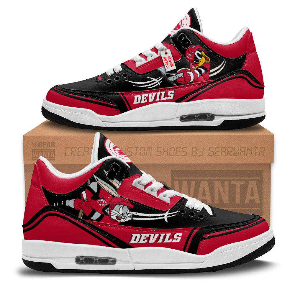 Footwearstorm New Jersey Devils AJ3 Sneakers Shoes For Men And Women