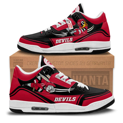 Footwearstorm New Jersey Devils AJ3 Sneakers Shoes For Men And Women