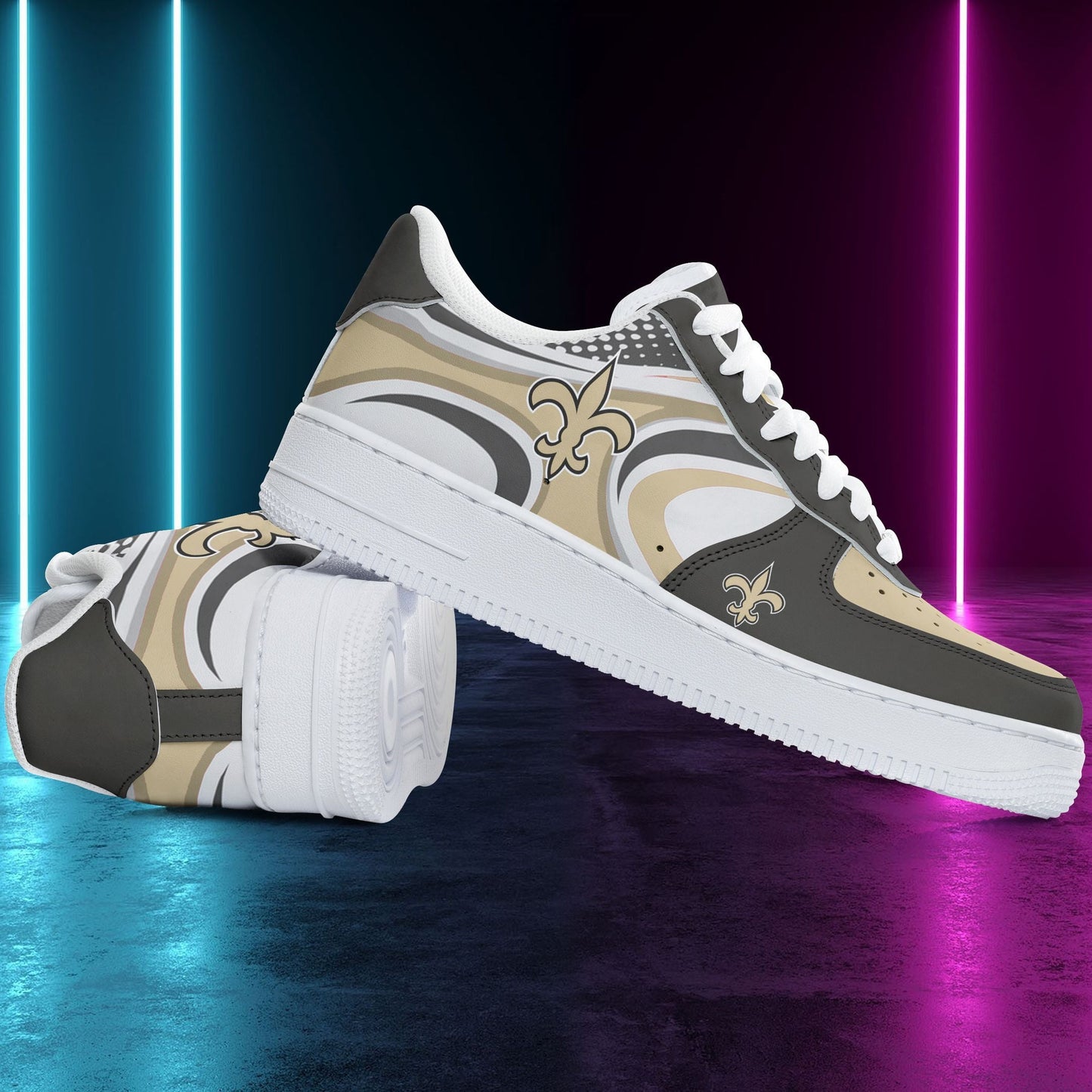 Footwearstorm New Orleans Saints Air Low-Top Sneakers Shoes For Men And Women 120587