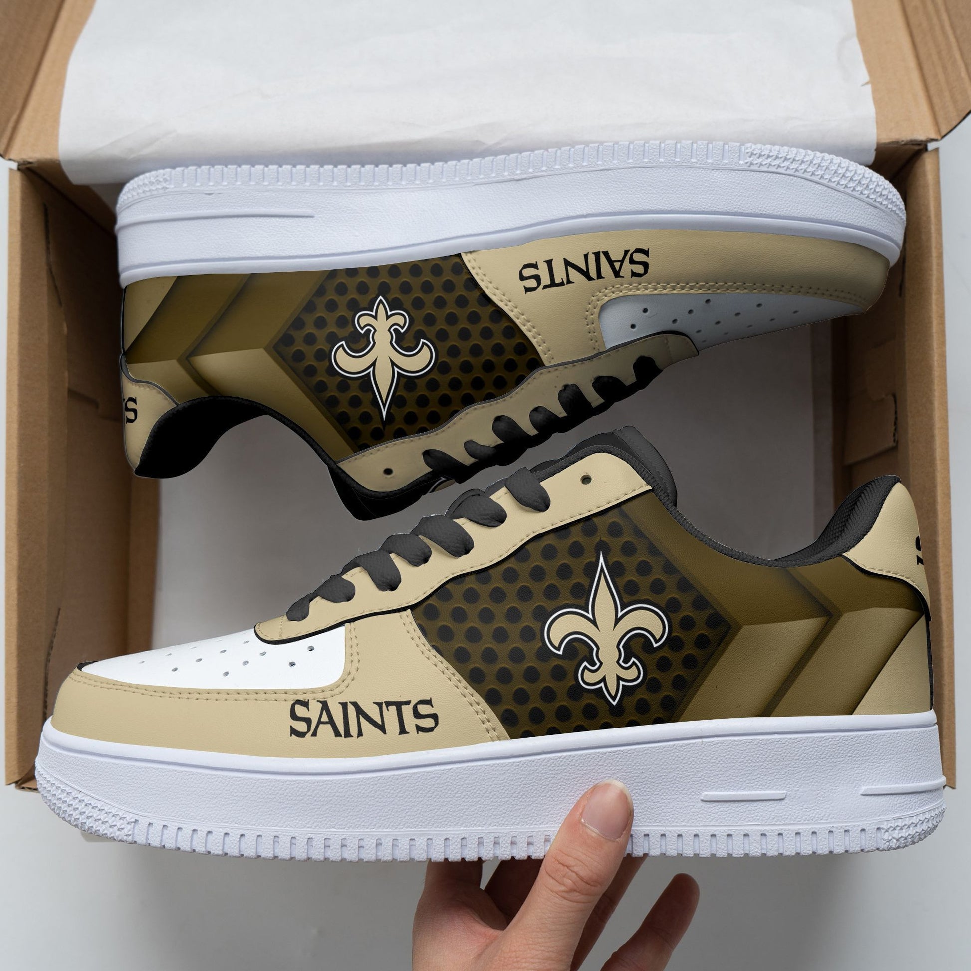 Footwearstorm New Orleans Saints Air Low-Top Sneakers Shoes For Men And Women 120543
