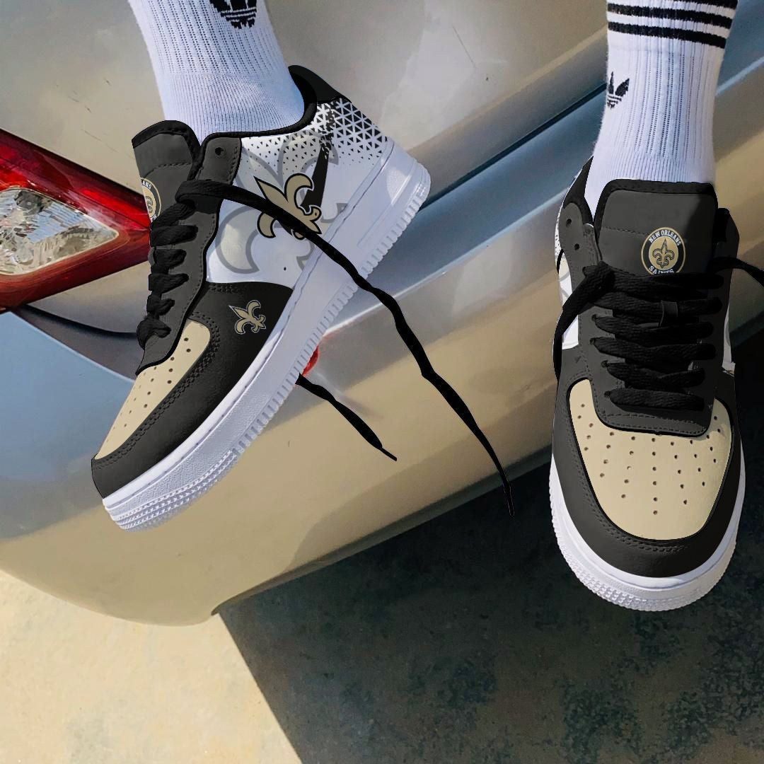 Footwearstorm New Orleans Saints NFL Air Low-Top Sneakers Shoes For Men And Women 1205830