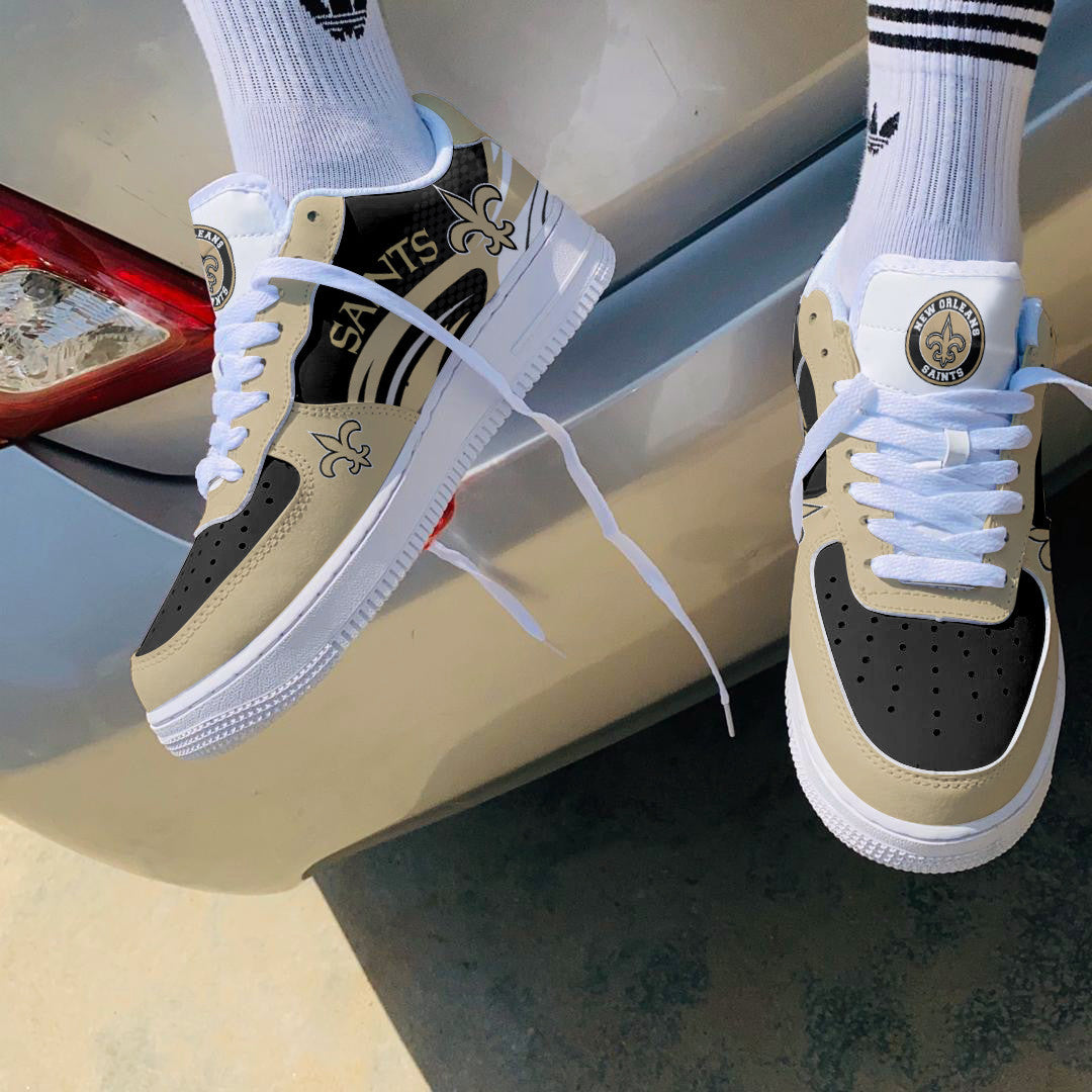 Footwearstorm New Orleans Saints NFL Air Low-Top Sneakers Shoes For Men And Women 1205807