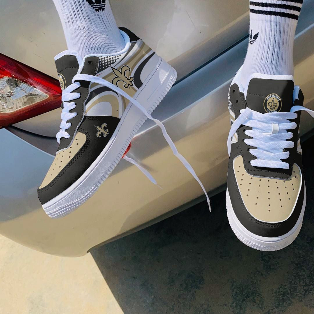 Footwearstorm New Orleans Saints NFL Air Low-Top Sneakers Shoes For Men And Women 1205265