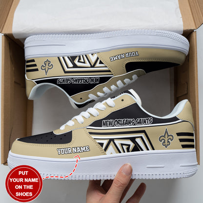 Footwearstorm New Orleans Saints NFL Air Low-Top Sneakers Shoes For Men And Women 1205267