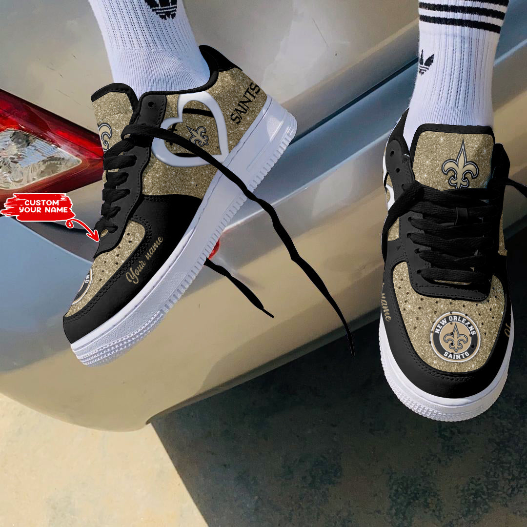 Footwearstorm New Orleans Saints NFL Air Low-Top Sneakers Shoes For Men And Women 1205877