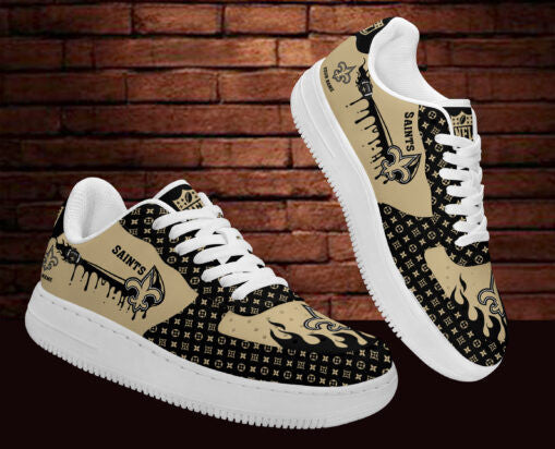 Footwearstorm New Orleans Saints NFL Air Low-Top Sneakers Shoes For Men And Women 1205816