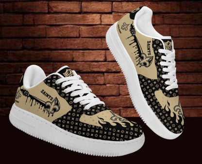 Footwearstorm New Orleans Saints NFL Air Low-Top Sneakers Shoes For Men And Women 1205816
