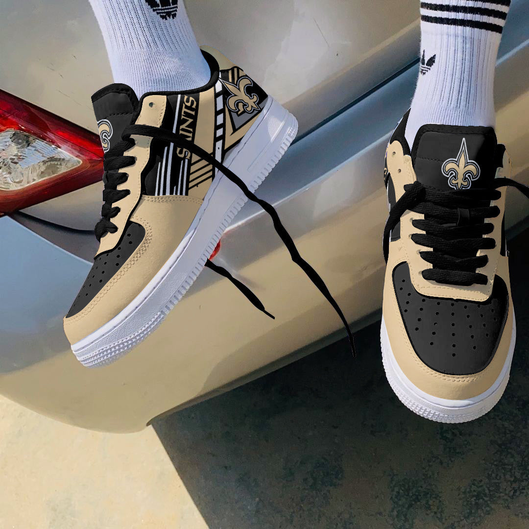 Footwearstorm New Orleans Saints NFL Air Low-Top Sneakers Shoes For Men And Women 1205811