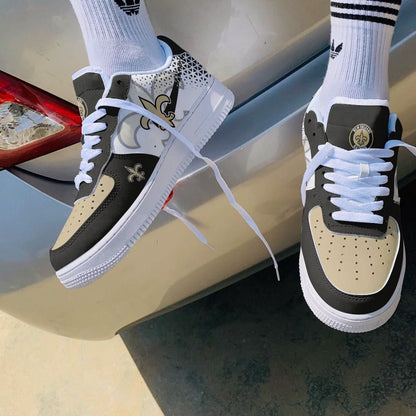 Footwearstorm New Orleans Saints NFL Air Low-Top Sneakers Shoes For Men And Women 1205830