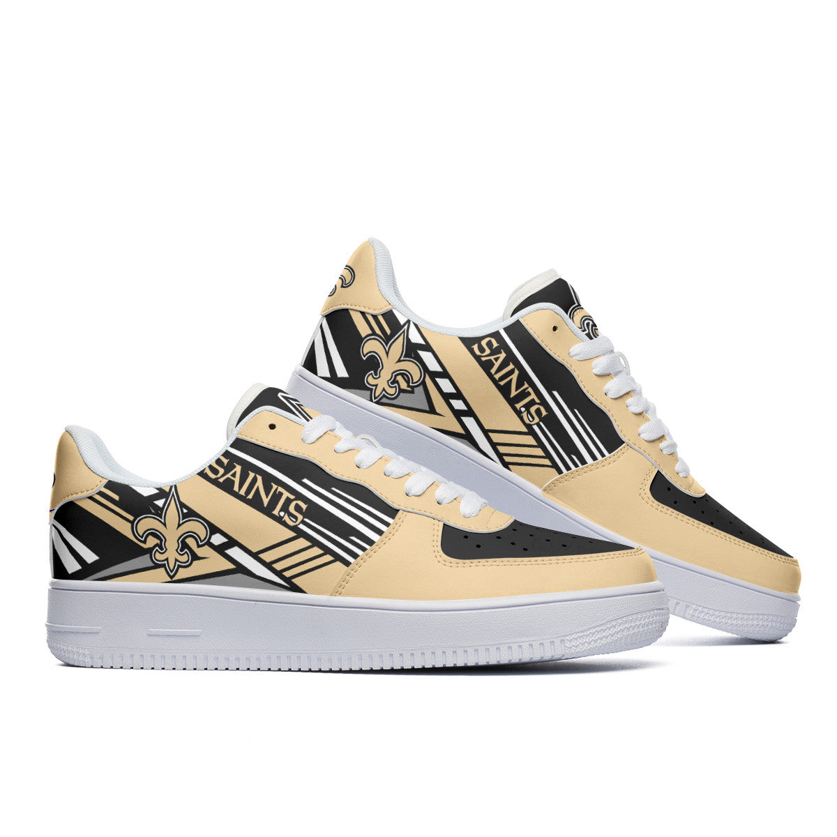 Footwearstorm New Orleans Saints NFL Air Low-Top Sneakers Shoes For Men And Women 1205259