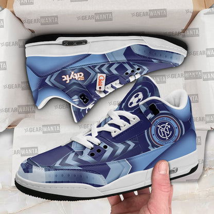 Footwearstorm New York City FC AJ3 Sneakers Shoes For Men And Women