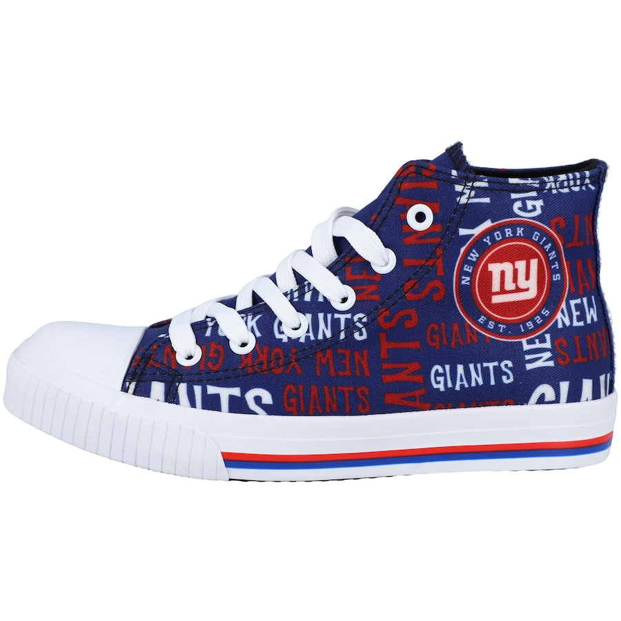 Footwearstorm New York Giants High Top Canvas Sneakers Shoes For Men And Women 1