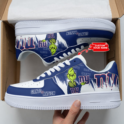 Footwearstorm New York Giants NFL Air Low-Top Sneakers Shoes For Men And Women 1205753