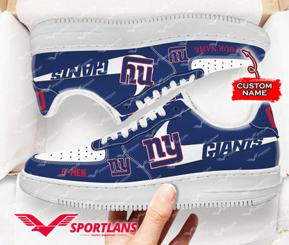 Footwearstorm New York Giants NFL Air Low-Top Sneakers Shoes For Men And Women 1205751