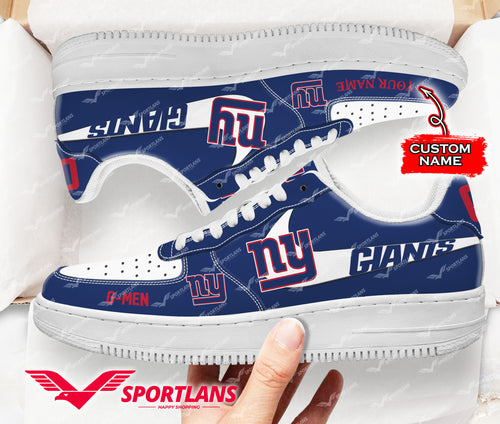 Footwearstorm New York Giants NFL Air Low-Top Sneakers Shoes For Men And Women 1205751