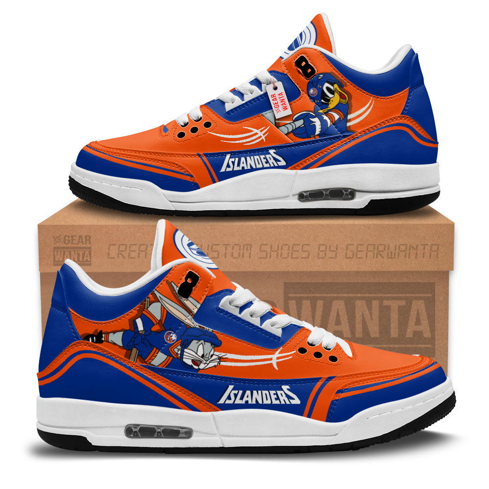 Footwearstorm New York Islanders AJ3 Sneakers Shoes For Men And Women
