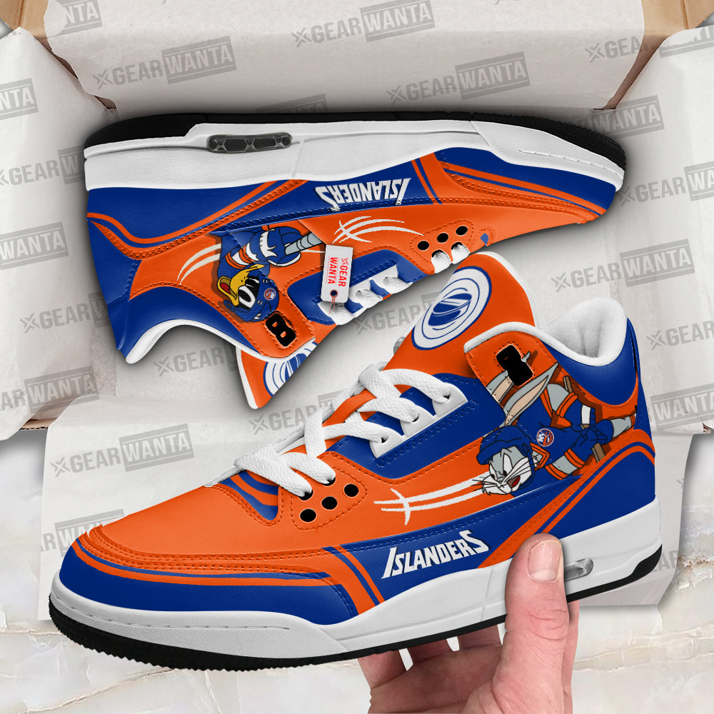Footwearstorm New York Islanders AJ3 Sneakers Shoes For Men And Women