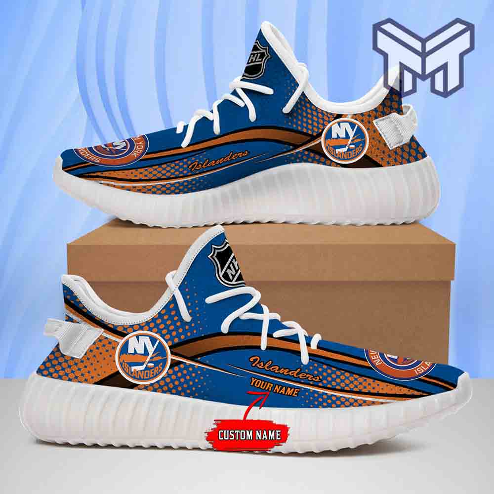Footwearstorm New York Islanders Yeezy Boost Shoes For Men And Women 1