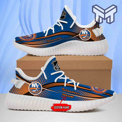 Footwearstorm New York Islanders Yeezy Boost Shoes For Men And Women 1
