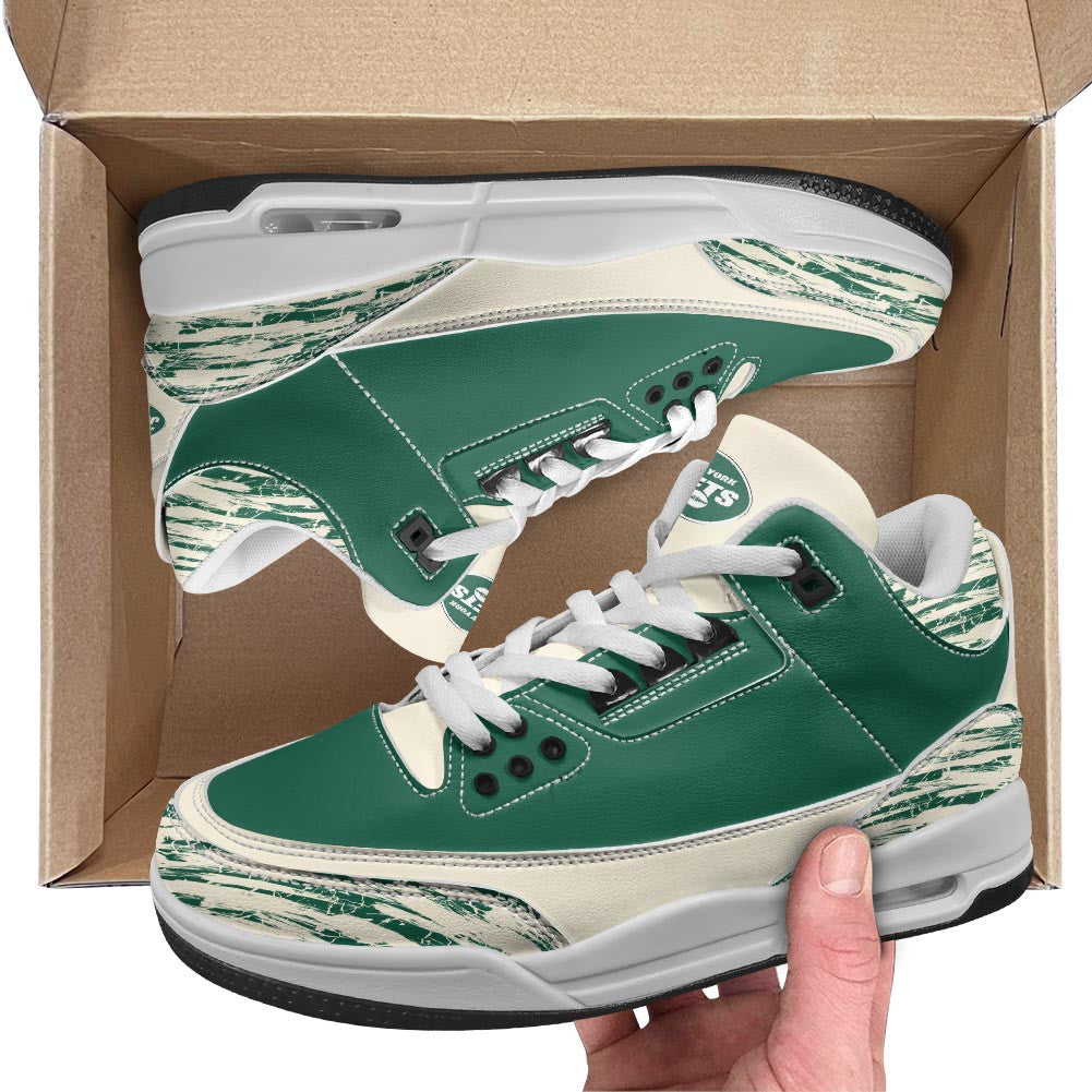 Footwearstorm New York Jets AJ3 Sneakers Shoes For Men And Women