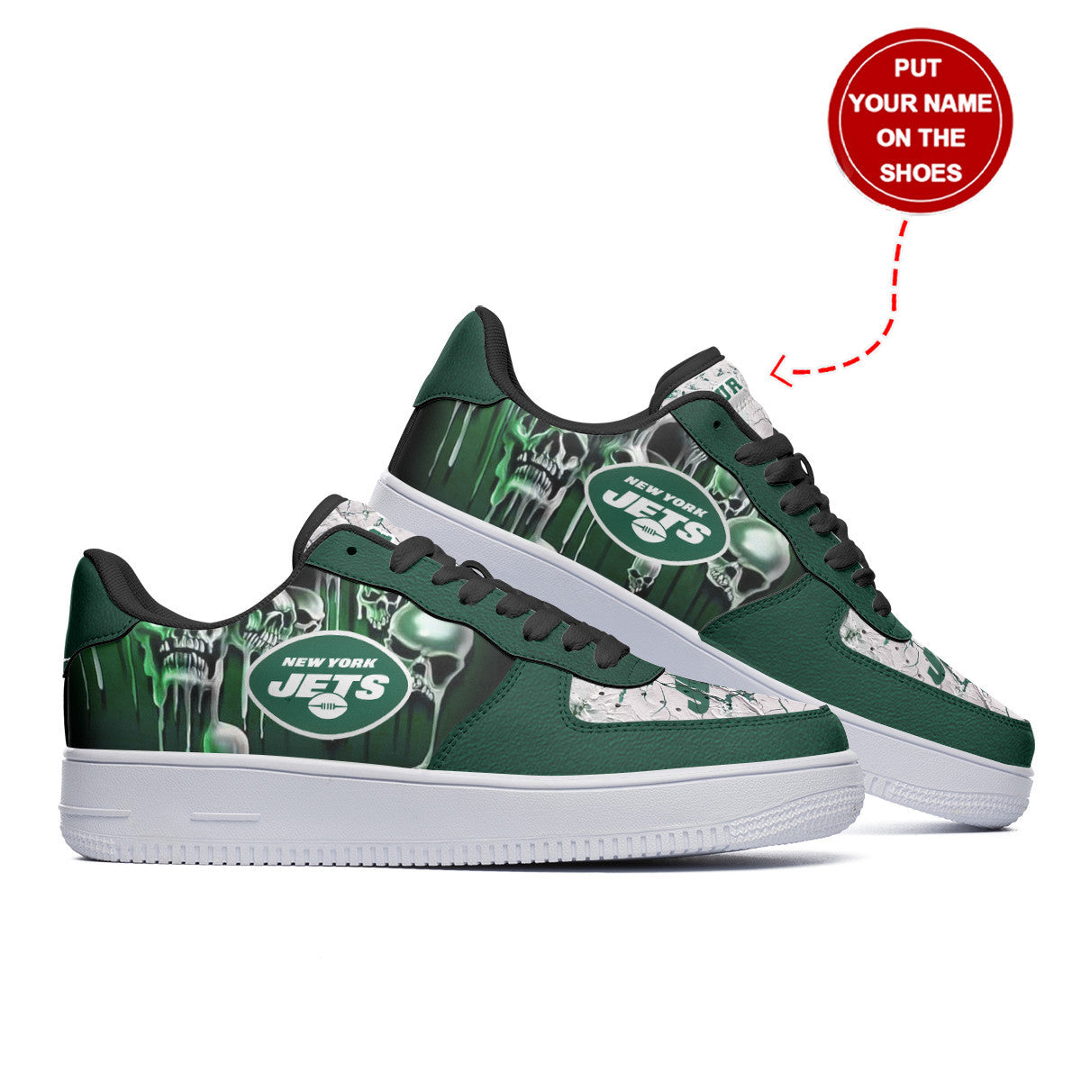 Footwearstorm New York Jets NFL Air Low-Top Sneakers Shoes For Men And Women 1205675