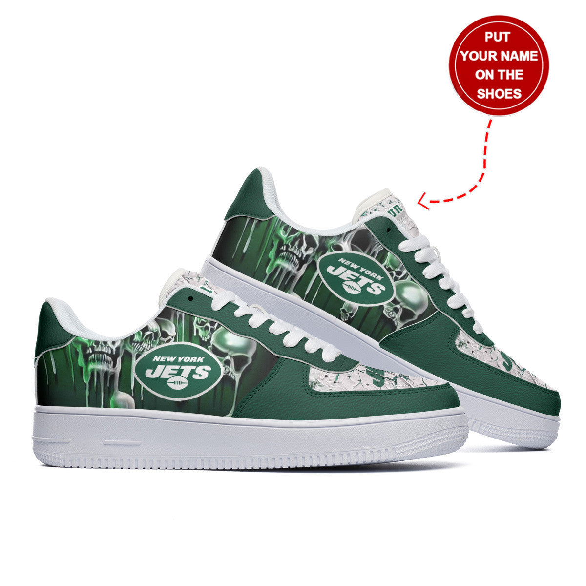 Footwearstorm New York Jets NFL Air Low-Top Sneakers Shoes For Men And Women 1205675