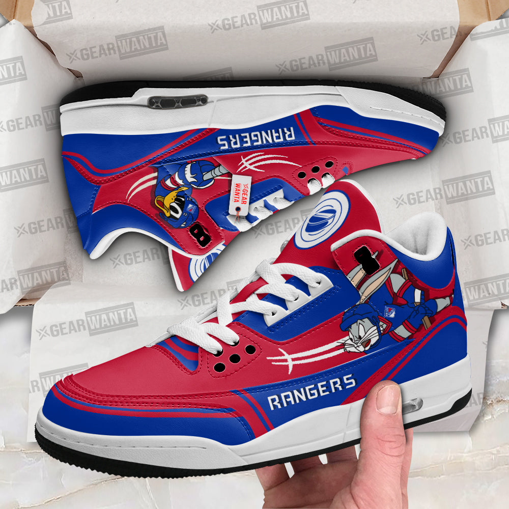 Footwearstorm New York Rangers AJ3 Sneakers Shoes For Men And Women
