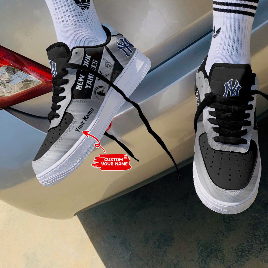 Footwearstorm New York Yankees Air Low-Top Sneakers Shoes For Men And Women 120516