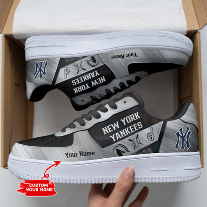 Footwearstorm New York Yankees Air Low-Top Sneakers Shoes For Men And Women 120516