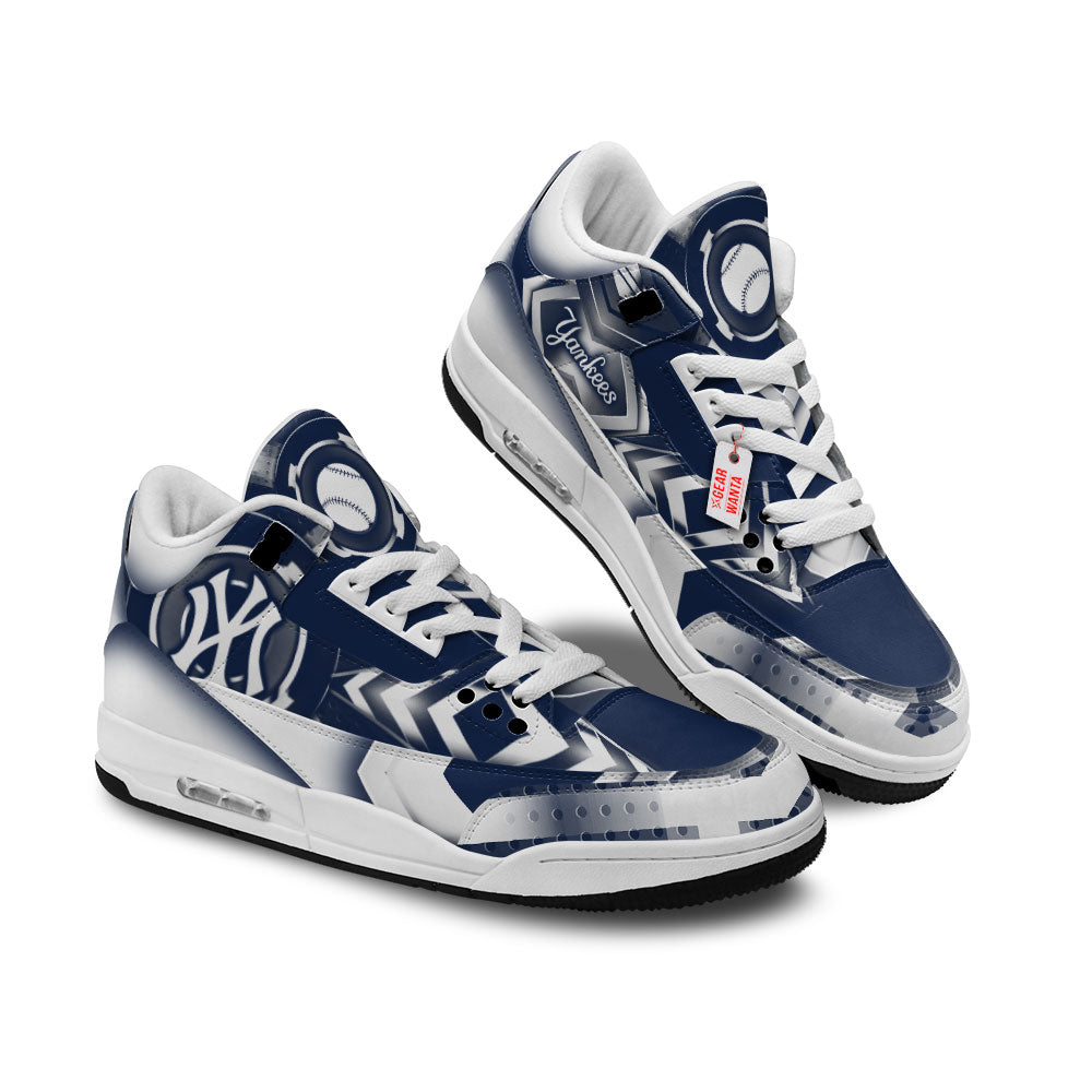 Footwearstorm New York Yankees AJ3 Sneakers Shoes For Men And Women