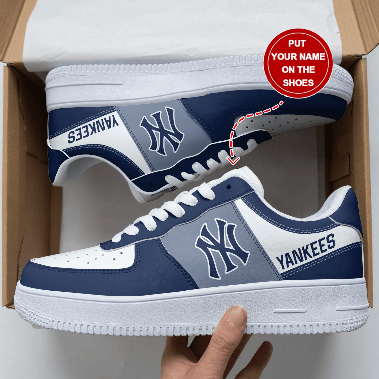 Footwearstorm New York Yankees NFL Air Low-Top Sneakers Shoes For Men And Women 1205871