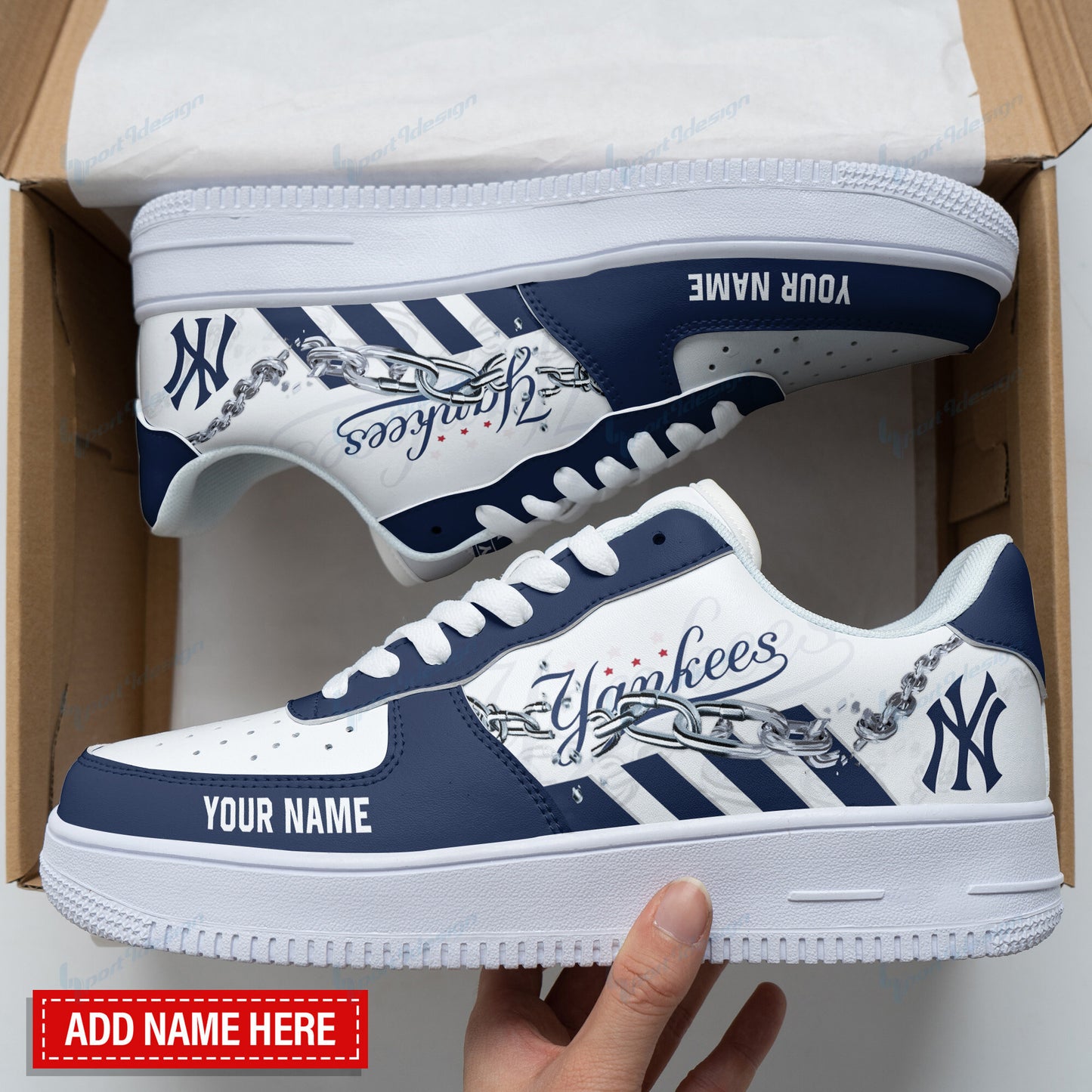 Footwearstorm New York Yankees NFL Air Low-Top Sneakers Shoes For Men And Women 1205210