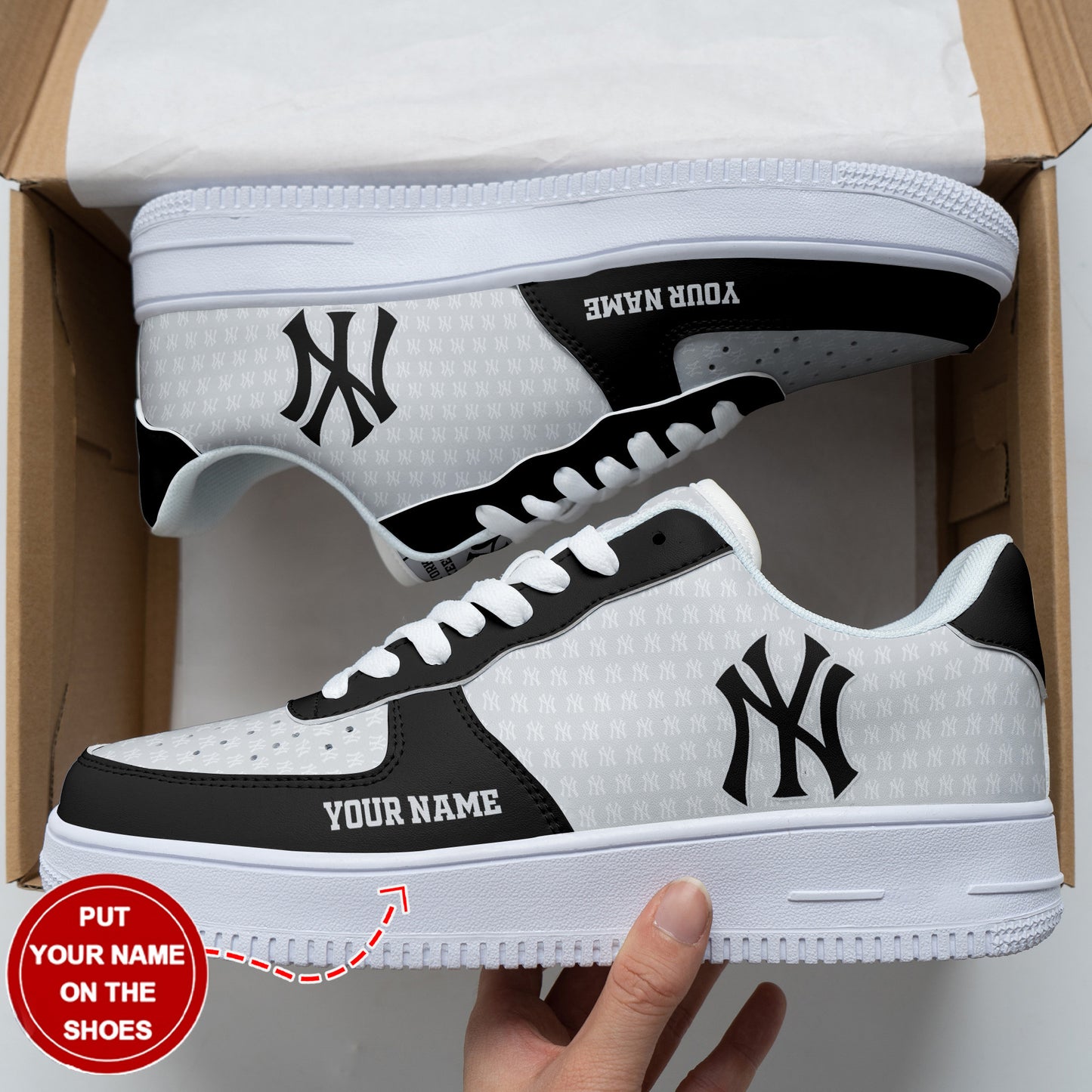 Footwearstorm New York Yankees NFL Air Low-Top Sneakers Shoes For Men And Women 1205200