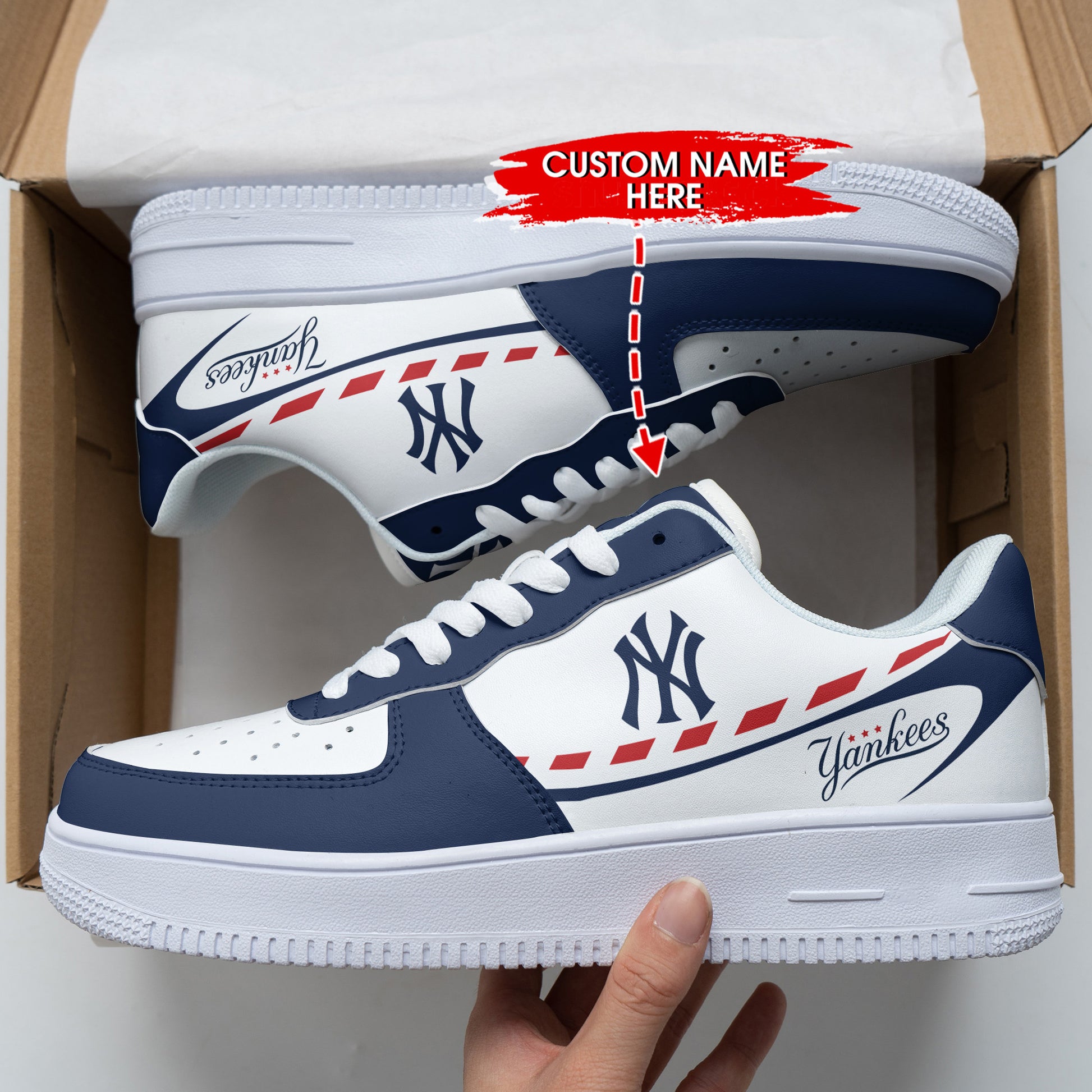 Footwearstorm New York Yankees NFL Air Low-Top Sneakers Shoes For Men And Women 1205202