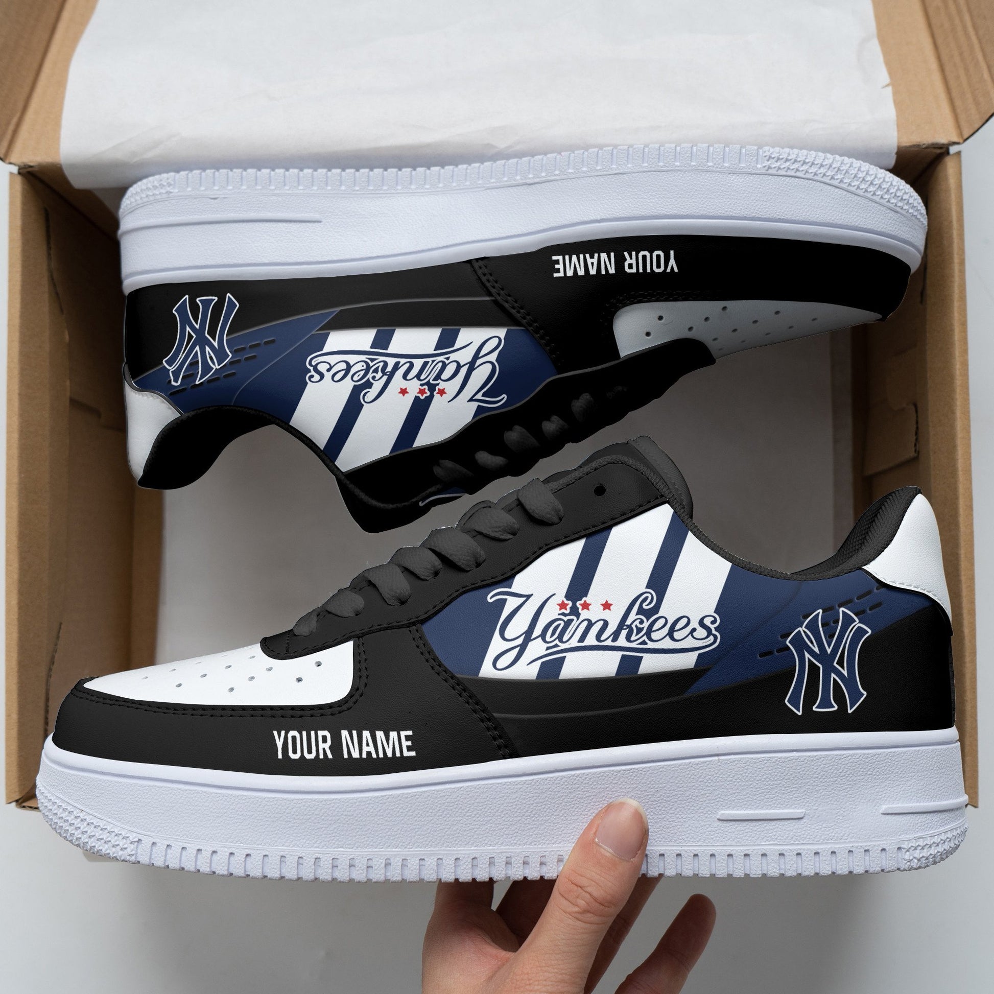 Footwearstorm New York Yankees NFL Air Low-Top Sneakers Shoes For Men And Women 1205194