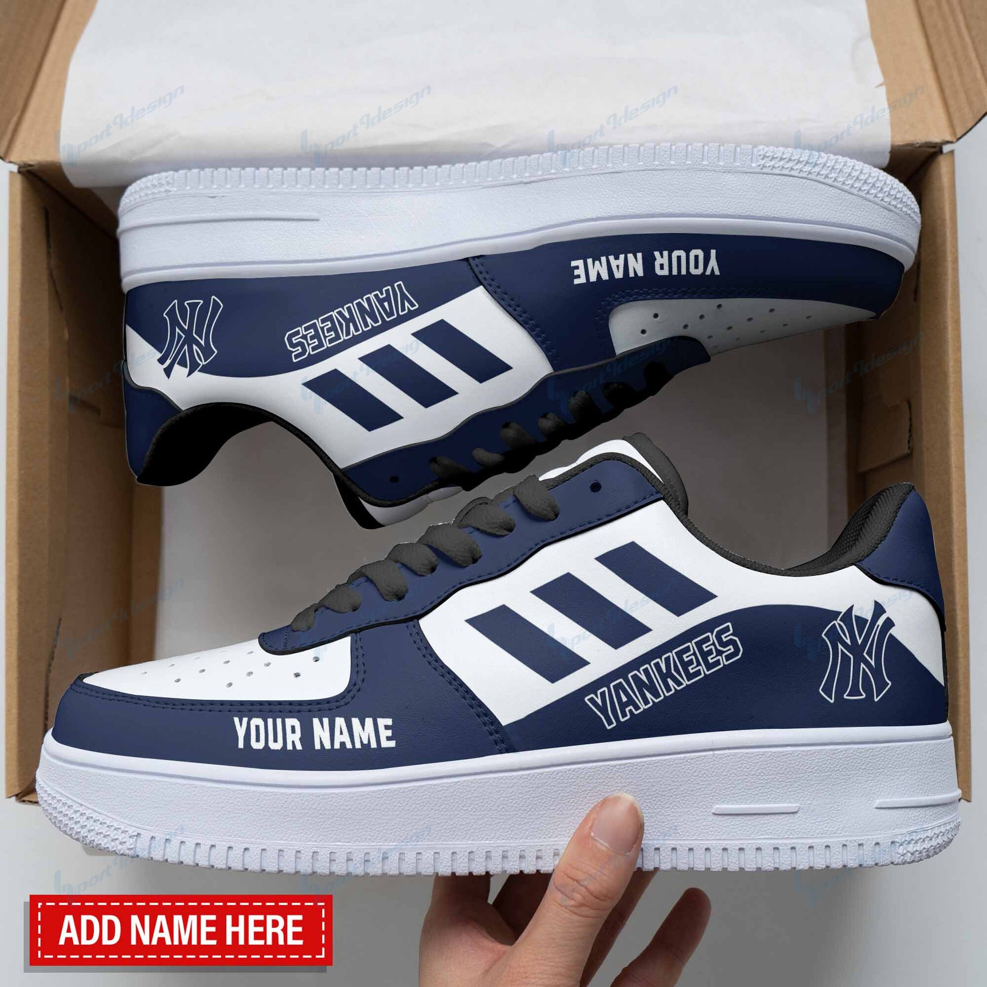 Footwearstorm New York Yankees NFL Air Low-Top Sneakers Shoes For Men And Women 1205204