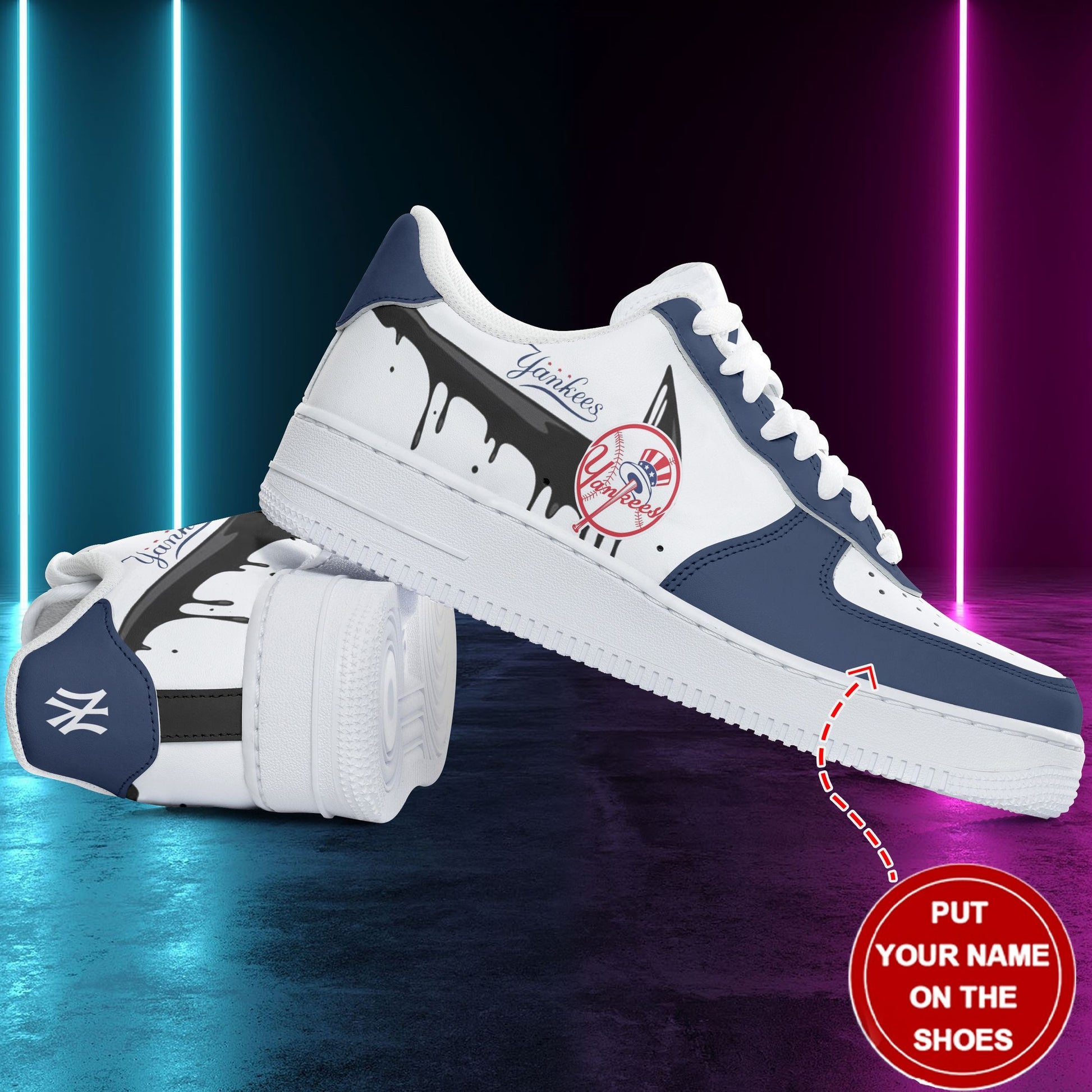 Footwearstorm New York Yankees NFL Air Low-Top Sneakers Shoes For Men And Women 1205537
