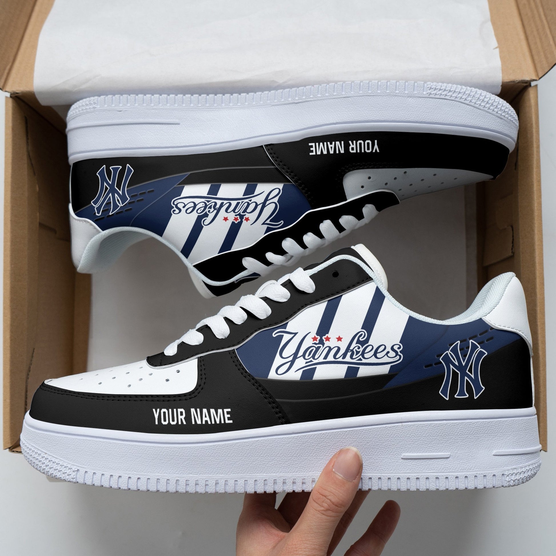 Footwearstorm New York Yankees NFL Air Low-Top Sneakers Shoes For Men And Women 1205194