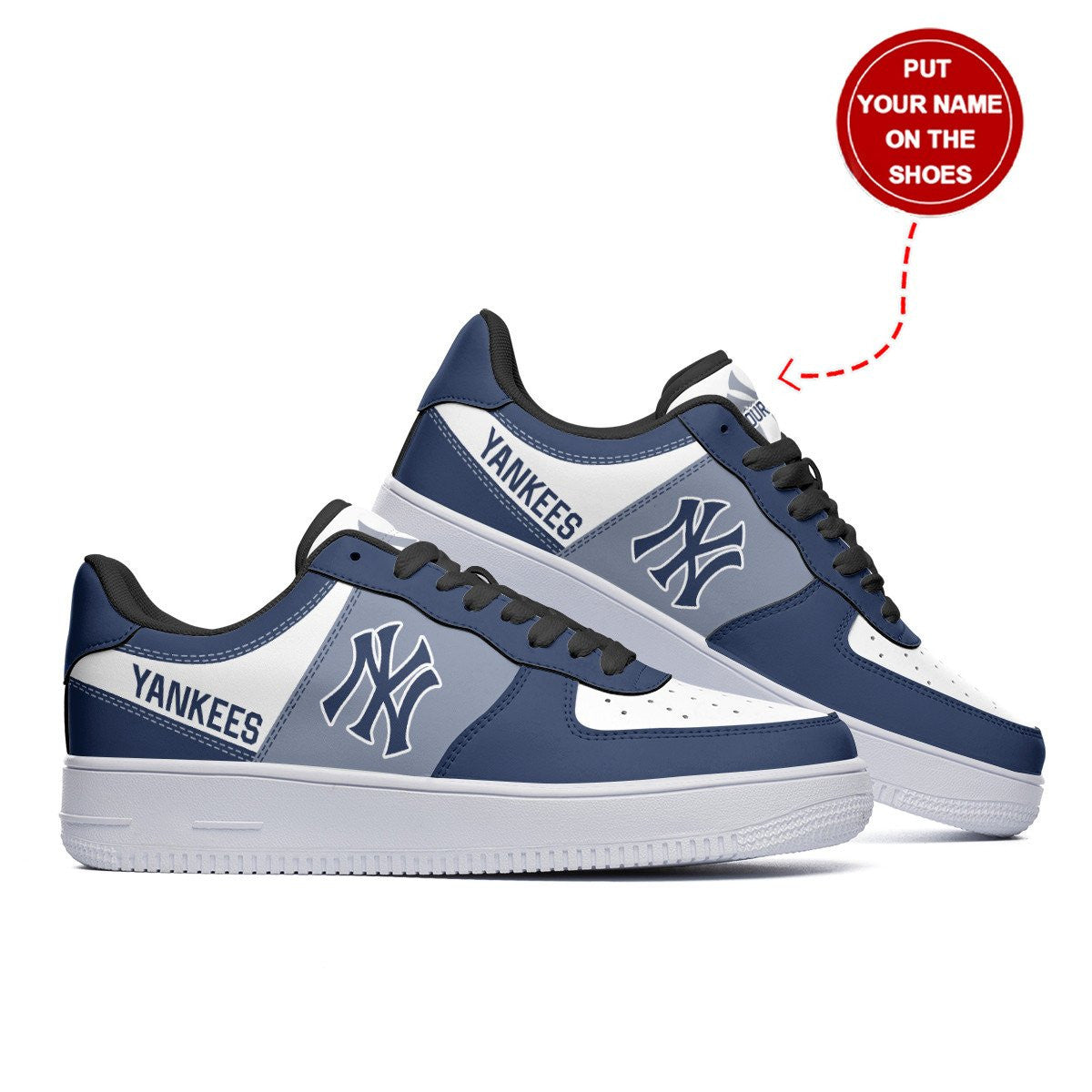 Footwearstorm New York Yankees NFL Air Low-Top Sneakers Shoes For Men And Women 1205201