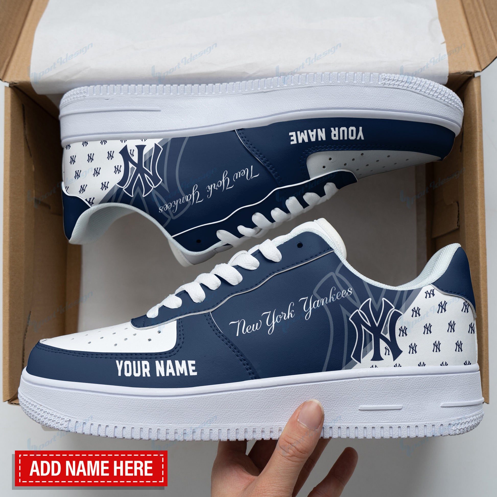Footwearstorm New York Yankees NFL Air Low-Top Sneakers Shoes For Men And Women 1205883