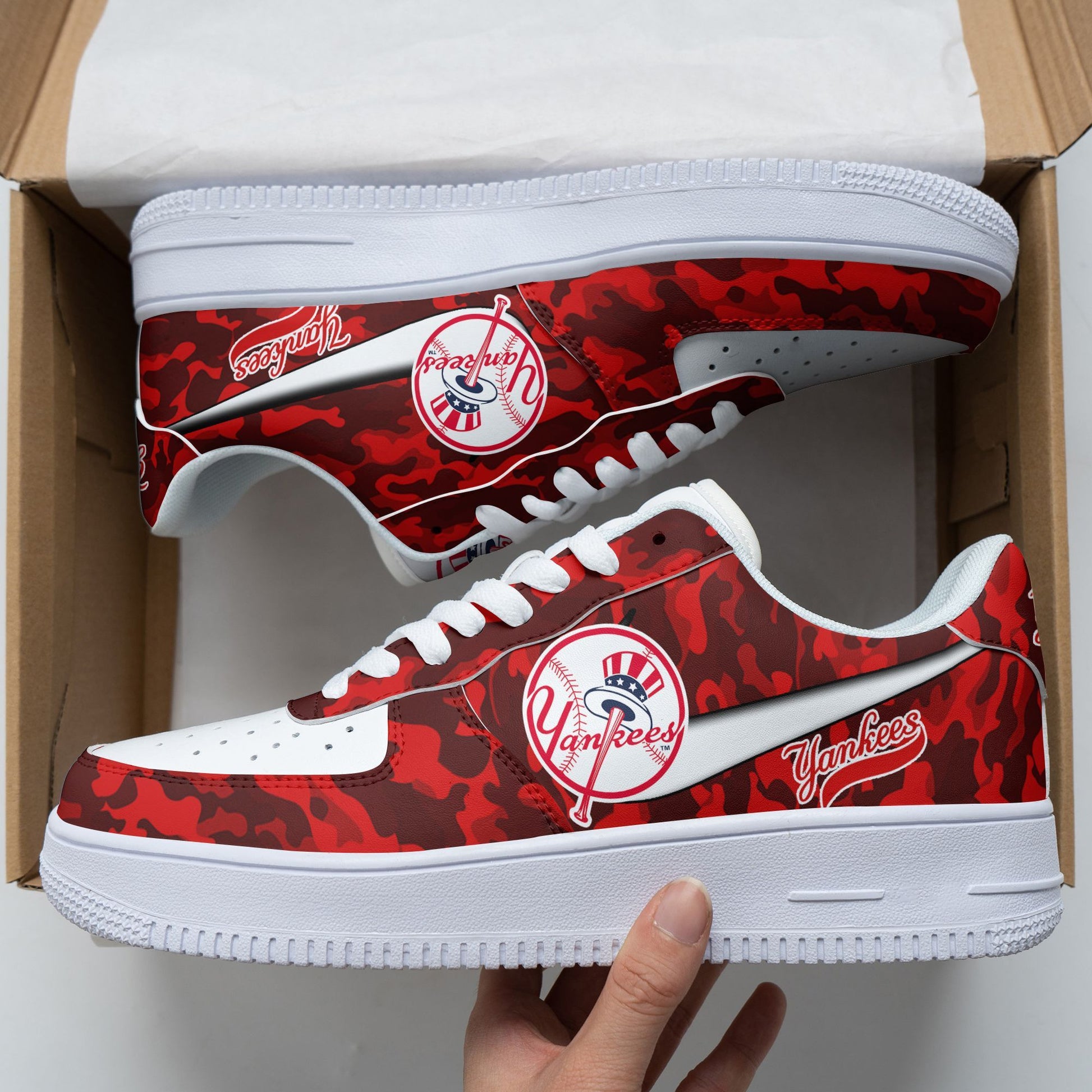 Footwearstorm New York Yankees NFL Air Low-Top Sneakers Shoes For Men And Women 1205876