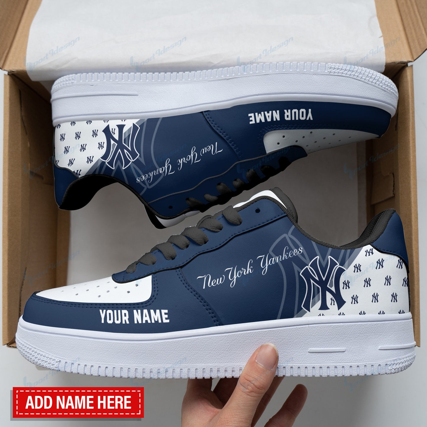 Footwearstorm New York Yankees NFL Air Low-Top Sneakers Shoes For Men And Women 1205883