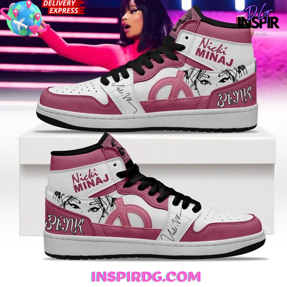 Footwearstorm Nicki Minaj AJ1 High Sneakers Shoes For Men And Women 1