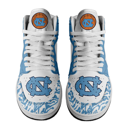 Footwearstorm North Carolina Tar Heels AJ1 High Sneakers Shoes For Men And Women 1