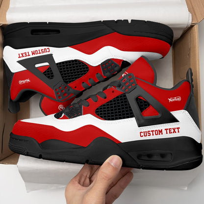 Footwearstorm Norton Motorcycle AJ4 Sneakers Shoes For Men And Women