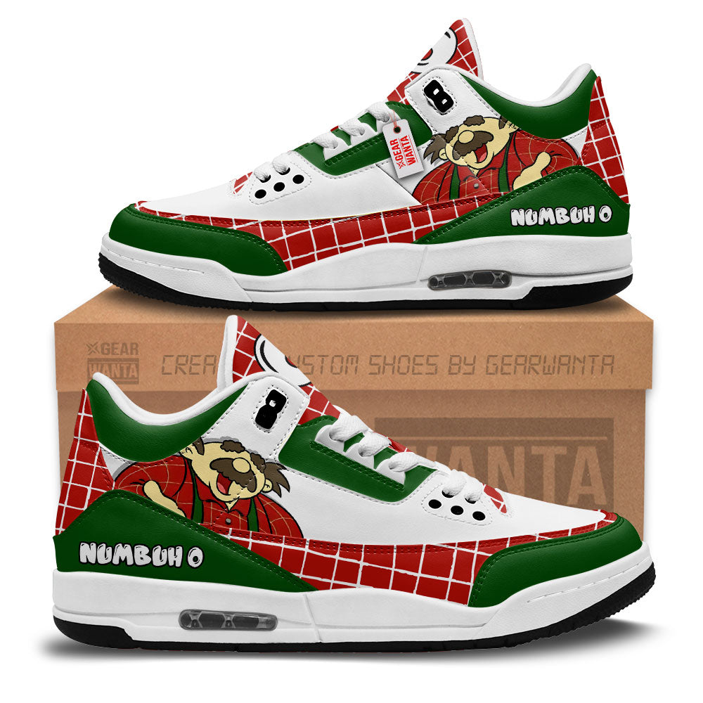 Footwearstorm Numbuh 0 Codename Kids Next Door AJ3 Sneakers Shoes For Men And Women
