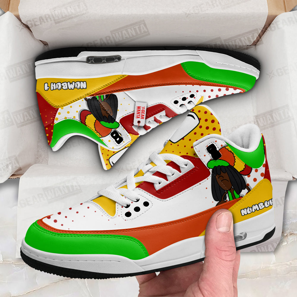 Footwearstorm Numbuh 1-Love Codename Kids Next Door AJ3 Sneakers Shoes For Men And Women