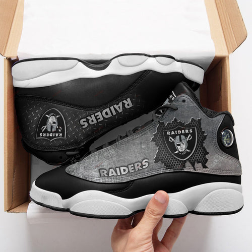 Footwearstorm Oakland Raiders AJ13 Sneakers Shoes For Men And Women 1